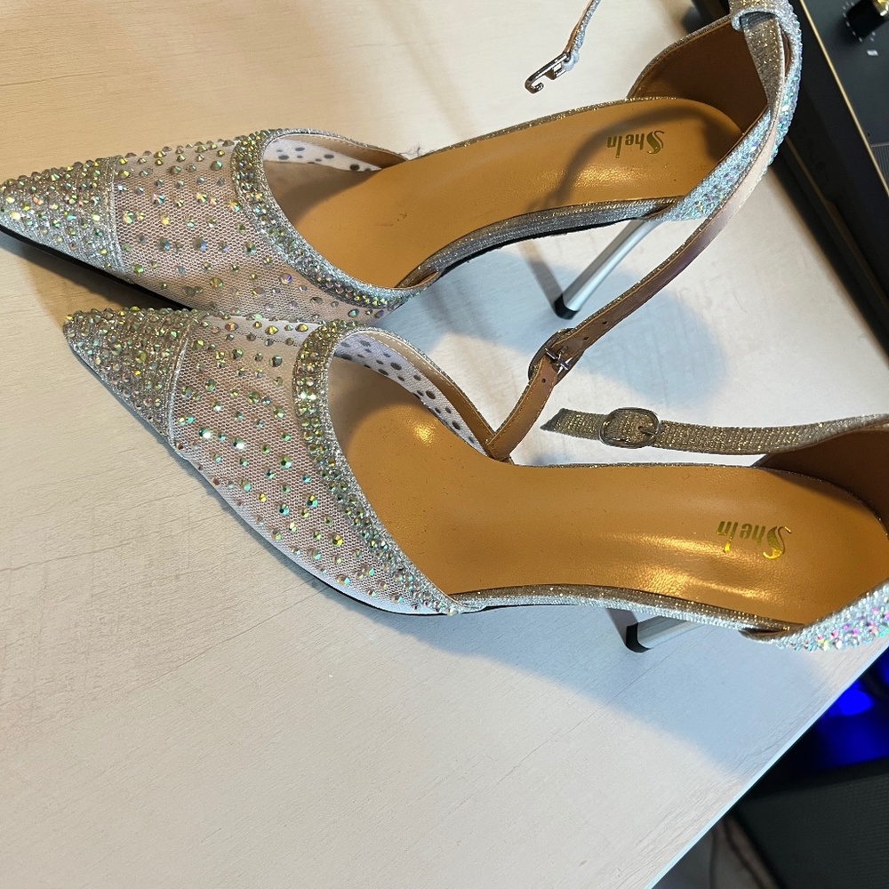 Rhinestone heels